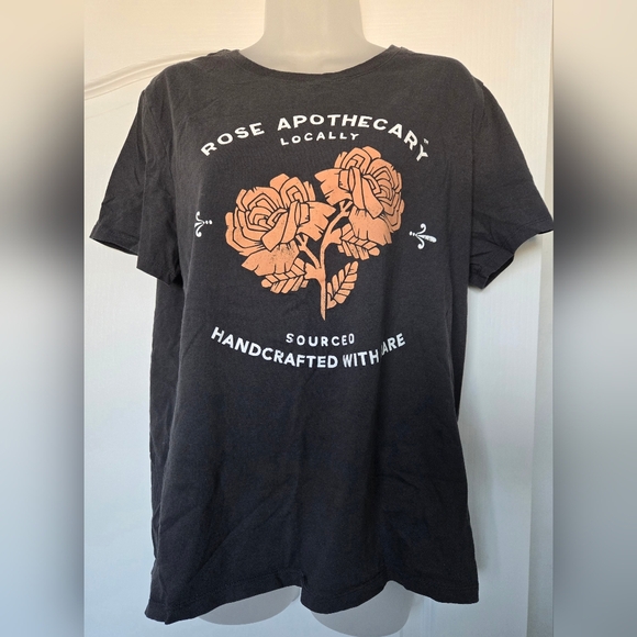 Schitts Creek Tops - Schitts Creek Rose Apothecary Women's T-shirt Size XL Dark Gray Color Runs Small